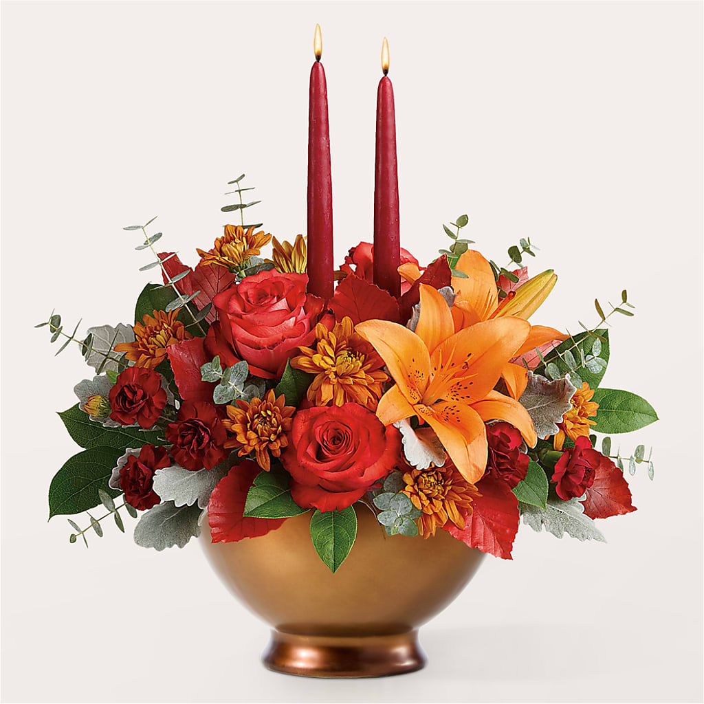 Fruits of Fall Centerpiece –  Petals And Blooms Flowers, Fort Leonard Wood MO