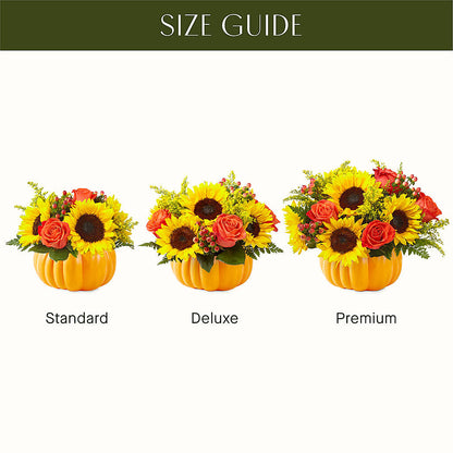 Pick of the Patch Pumpkin Bouquet –  Petals And Blooms Flowers, Fort Leonard Wood MO