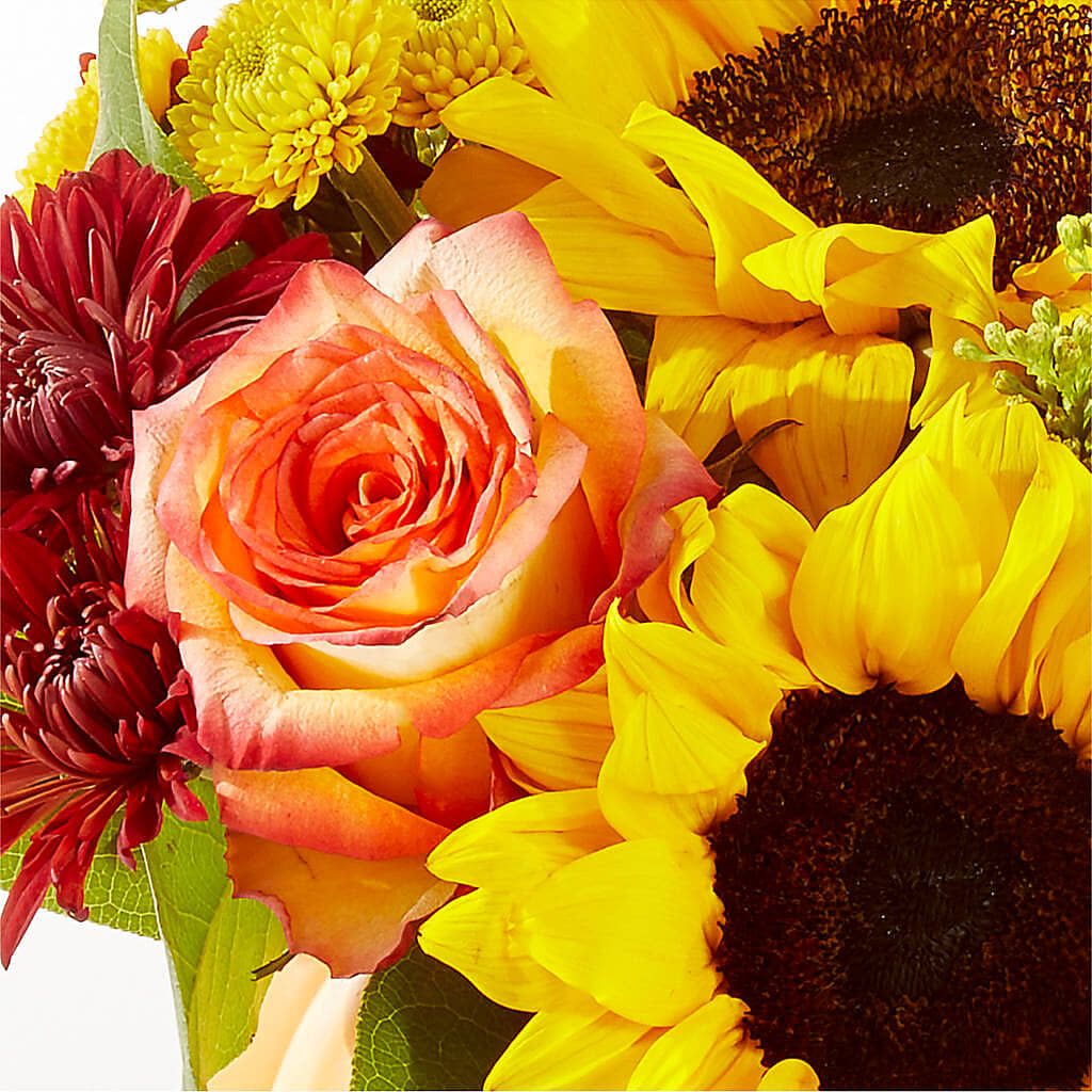 Golden Gourd Pumpkin Bouquet –  Petals And Blooms Flowers, Fort Leonard Wood MO