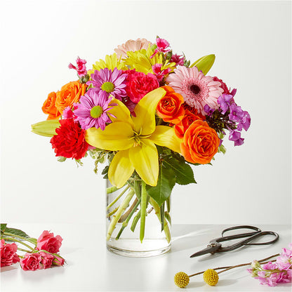 Cue the Confetti - A Florist Original –  Petals And Blooms Flowers, Fort Leonard Wood MO