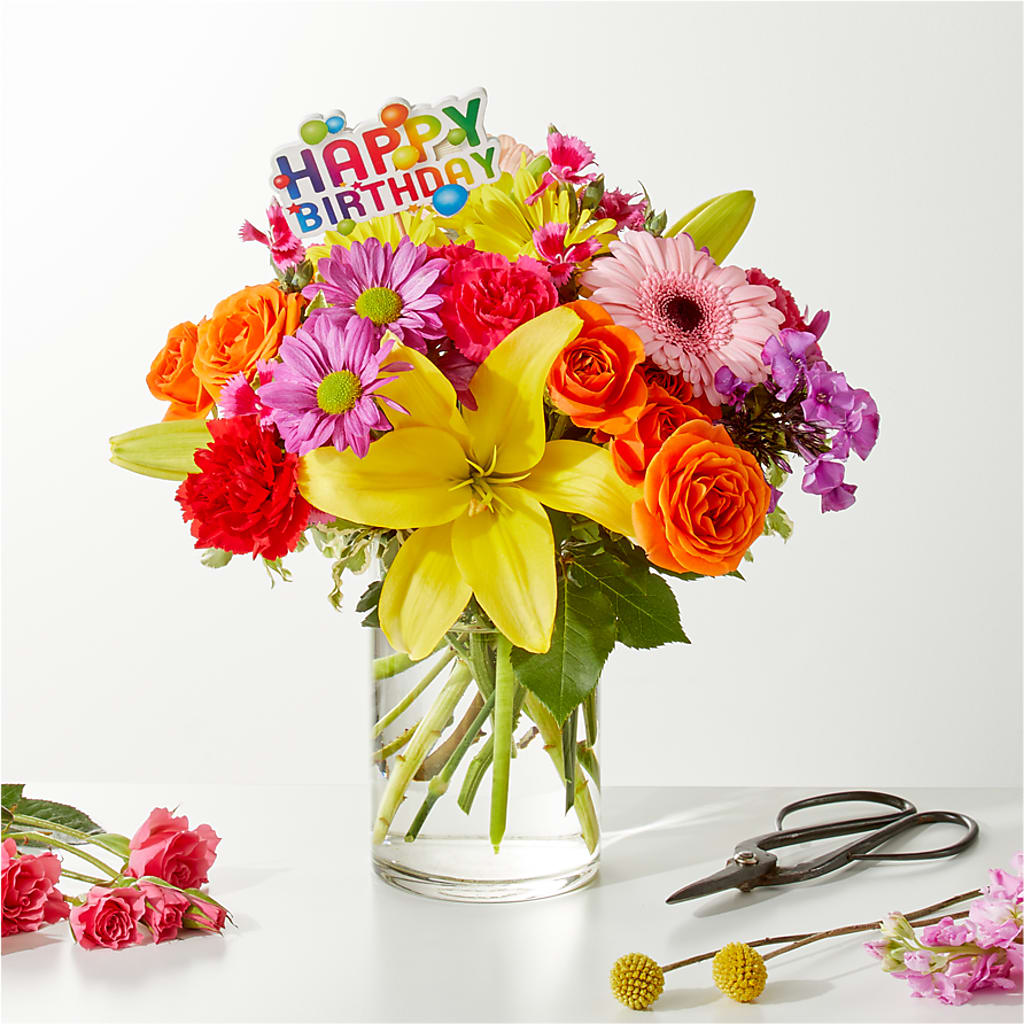 Cue the Confetti - A Florist Original –  Petals And Blooms Flowers, Fort Leonard Wood MO