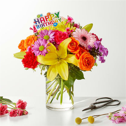 Cue the Confetti - A Florist Original –  Petals And Blooms Flowers, Fort Leonard Wood MO