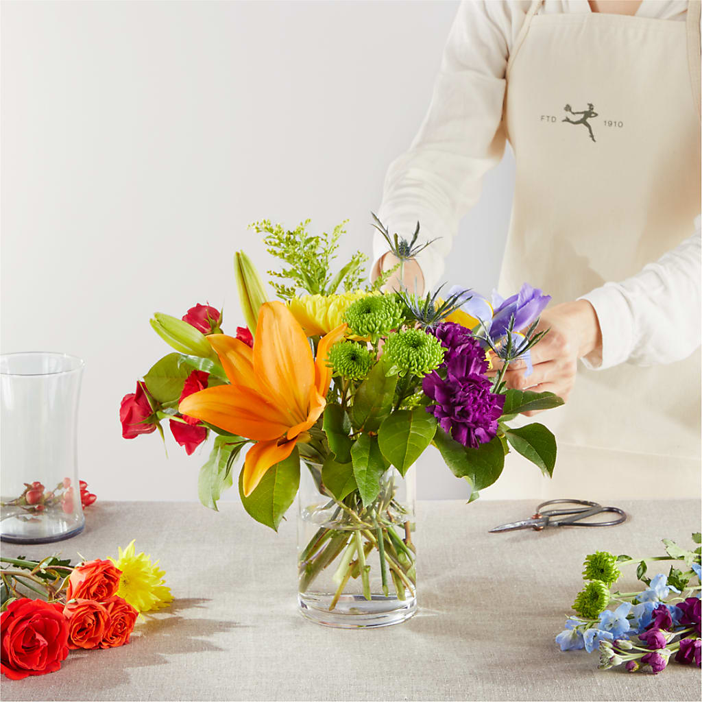 Summer Spectra - A Florist Original –  Petals And Blooms Flowers, Fort Leonard Wood MO