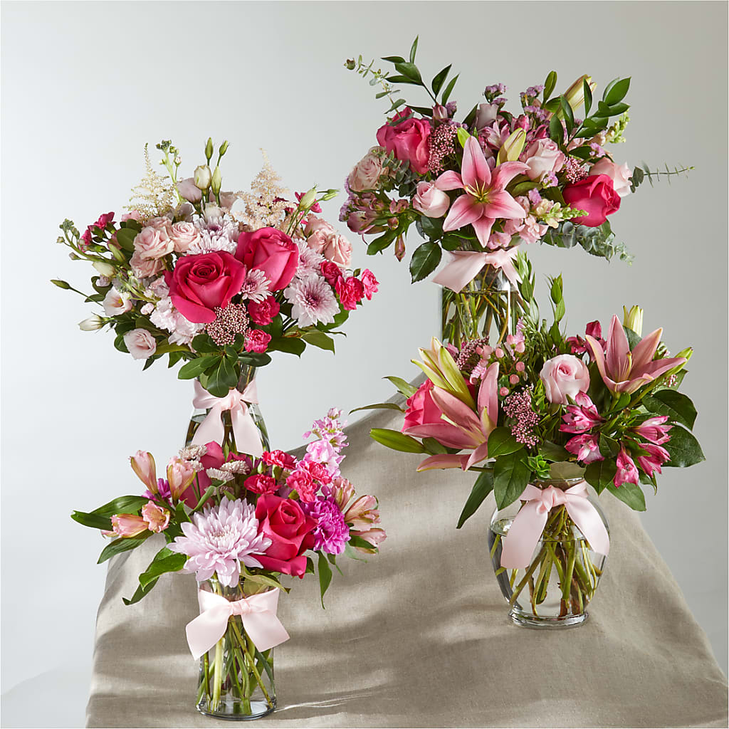 Pink Ribbon - A Florist Original –  Petals And Blooms Flowers, Fort Leonard Wood MO
