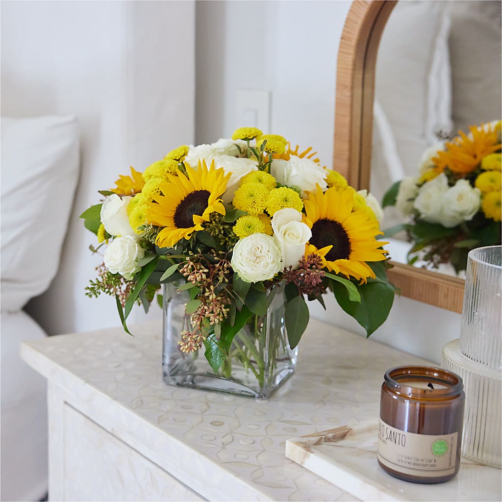 Luminous Morning Bouquet –  Petals And Blooms Flowers, Fort Leonard Wood MO