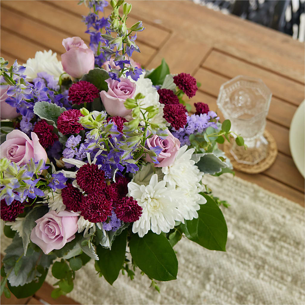 Violet Frost Bouquet –  Petals And Blooms Flowers, Fort Leonard Wood MO