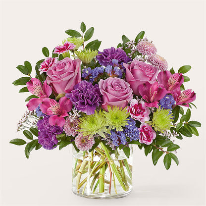 Glass Half Full Bouquet –  Petals And Blooms Flowers, Fort Leonard Wood MO