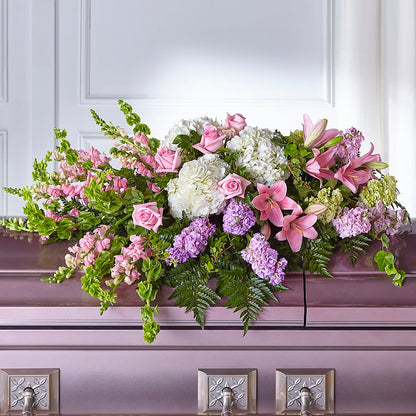 Life's Gratitude Casket Spray –  Petals And Blooms Flowers, Fort Leonard Wood MO