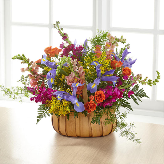 Garden of Life Basket –  Petals And Blooms Flowers, Fort Leonard Wood MO