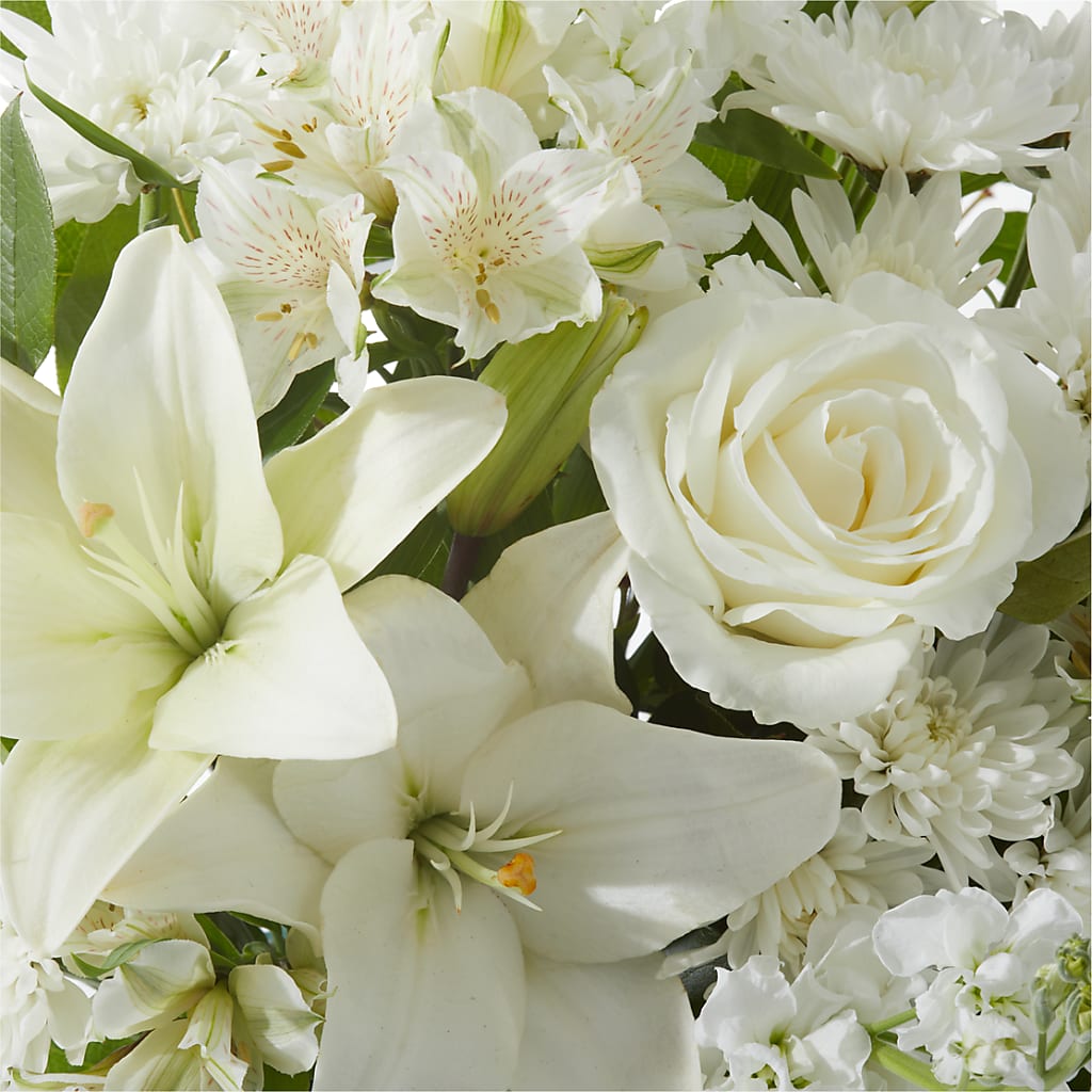 Peaceful Reflections Arrangement –  Petals And Blooms Flowers, Fort Leonard Wood MO