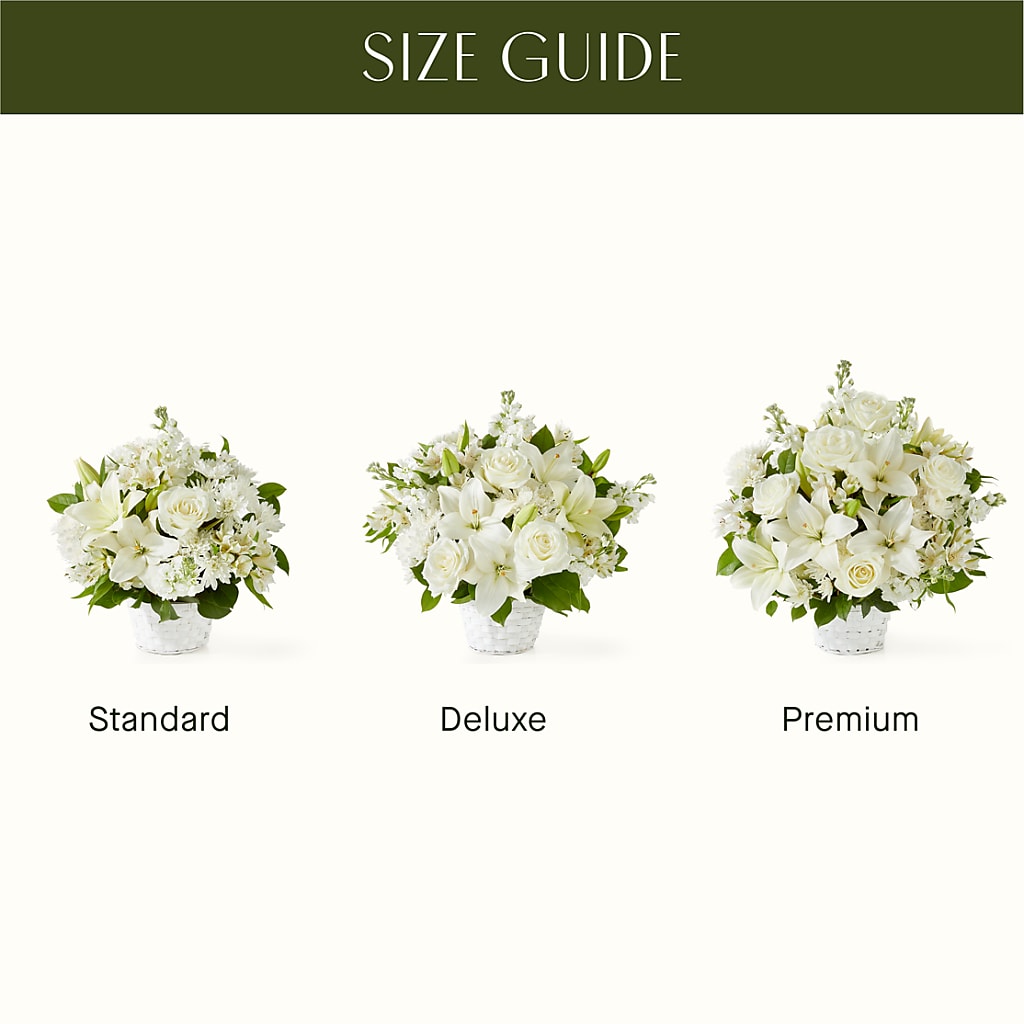 Peaceful Reflections Arrangement –  Petals And Blooms Flowers, Fort Leonard Wood MO