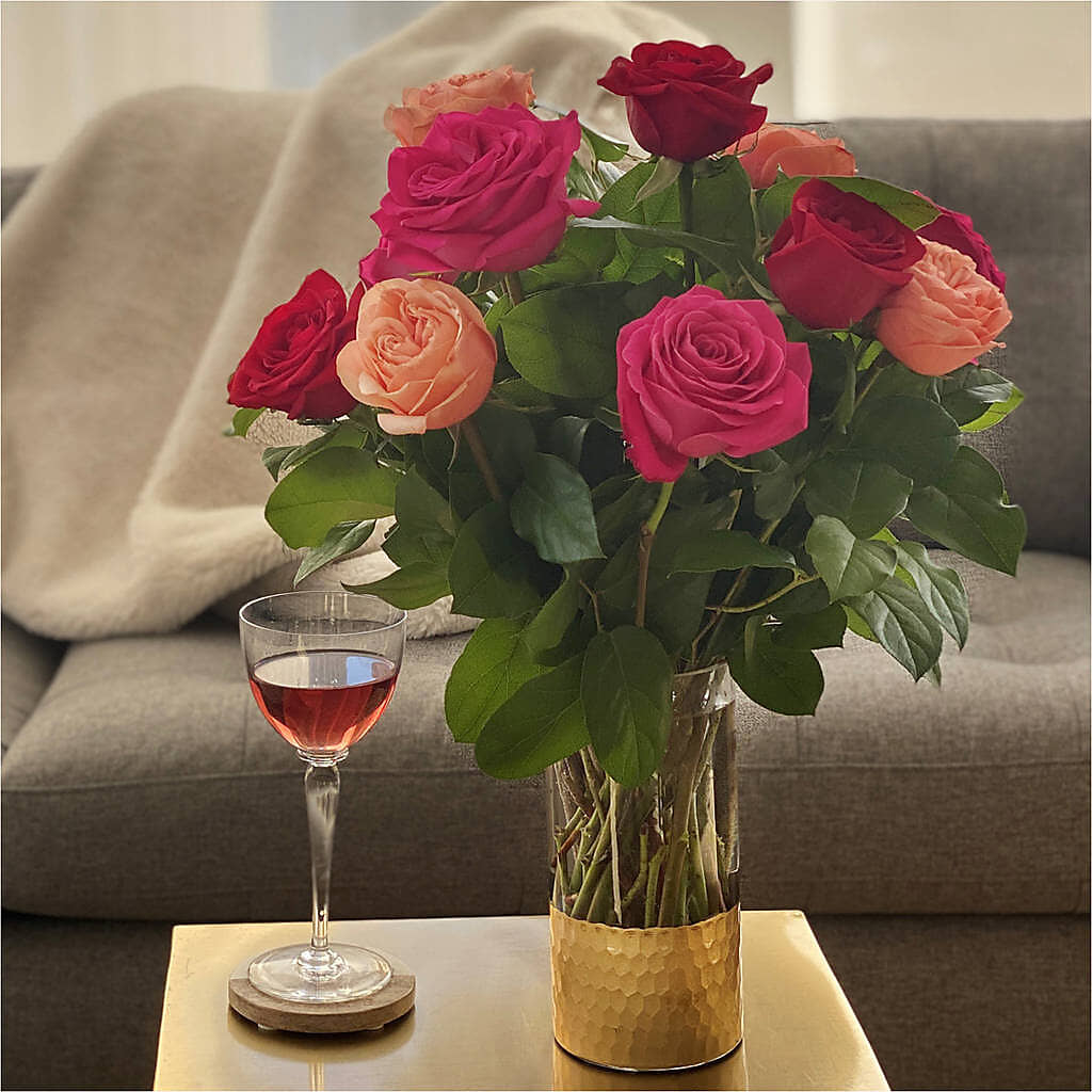 Ever After Rose Bouquet –  Petals And Blooms Flowers, Fort Leonard Wood MO