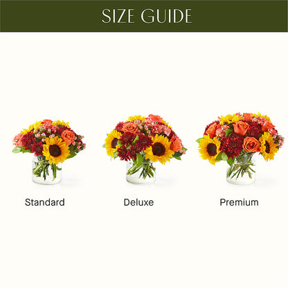 September Sunset Bouquet –  Petals And Blooms Flowers, Fort Leonard Wood MO