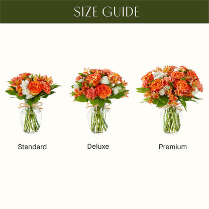 Apricot Glow Bouquet –  Petals And Blooms Flowers, Fort Leonard Wood MO