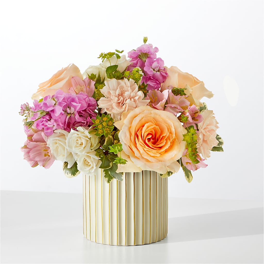 Paradise Bouquet with Ivory Vase –  Petals And Blooms Flowers, Fort Leonard Wood MO