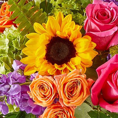 Vibrant Greetings Bouquet –  Petals And Blooms Flowers, Fort Leonard Wood MO