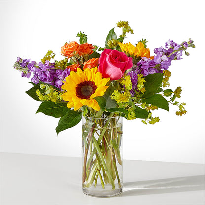 Vibrant Greetings Bouquet –  Petals And Blooms Flowers, Fort Leonard Wood MO