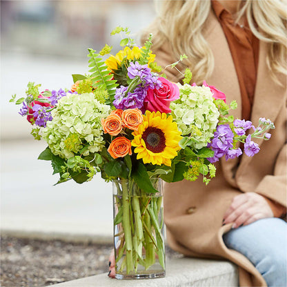 Vibrant Greetings Bouquet –  Petals And Blooms Flowers, Fort Leonard Wood MO