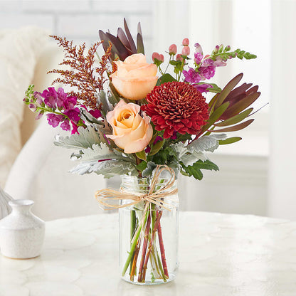Moody Hues Bouquet –  Petals And Blooms Flowers, Fort Leonard Wood MO