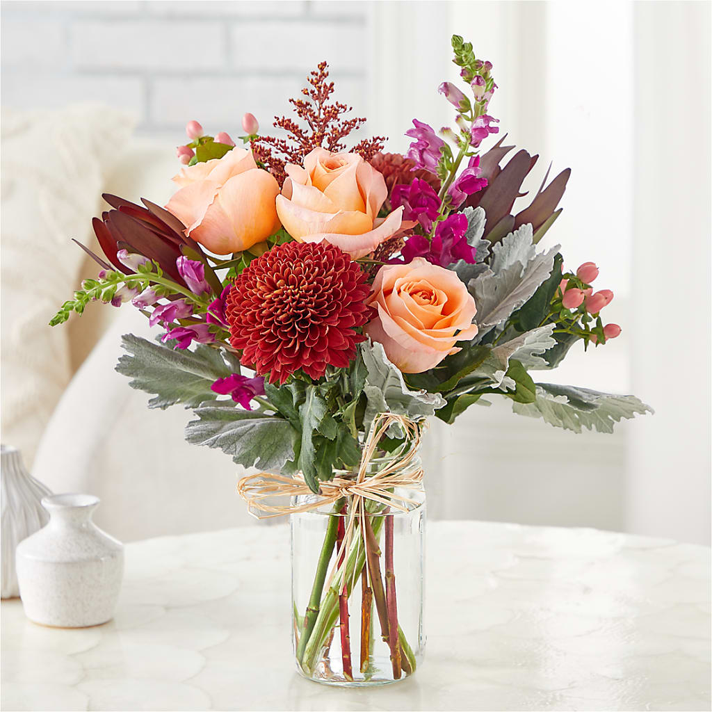 Moody Hues Bouquet –  Petals And Blooms Flowers, Fort Leonard Wood MO