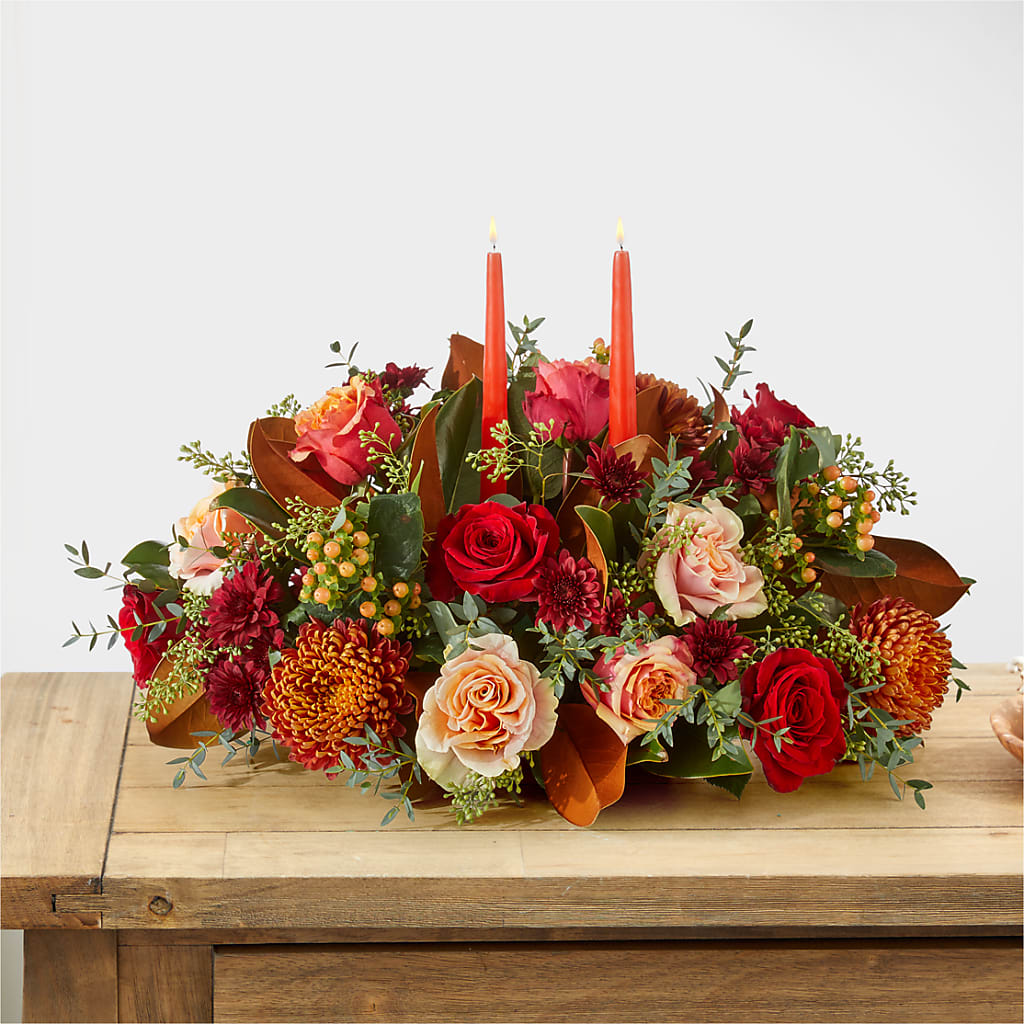 Gather Near Centerpiece –  Petals And Blooms Flowers, Fort Leonard Wood MO
