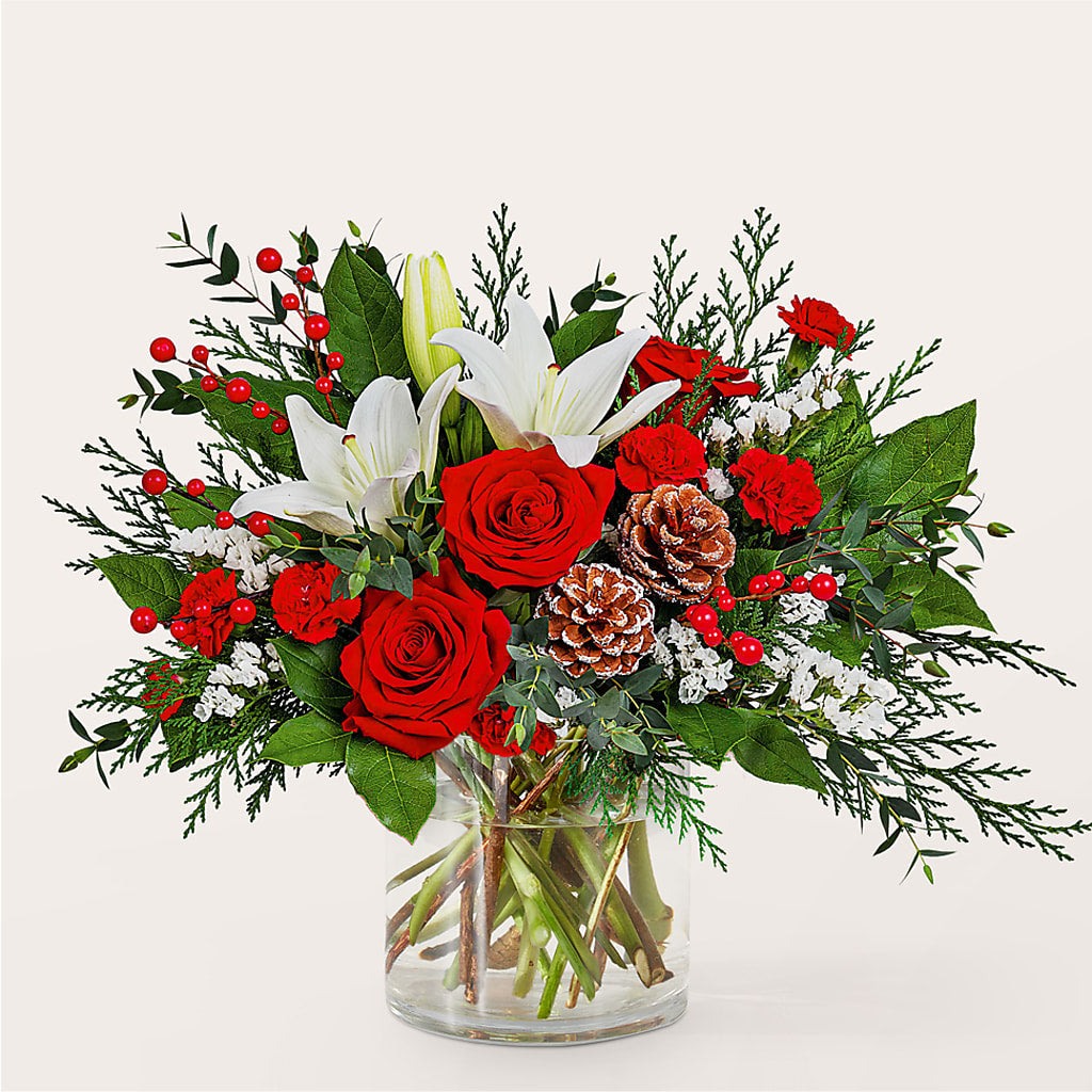 Best in Snow Bouquet –  Petals And Blooms Flowers, Fort Leonard Wood MO