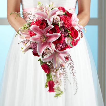Lily & Rose Bouquet –  Petals And Blooms Flowers, Fort Leonard Wood MO