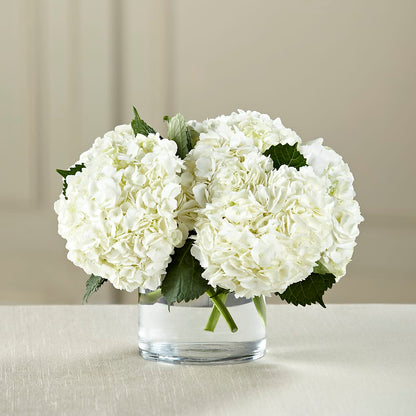 White Hydrangea Bouquet –  Petals And Blooms Flowers, Fort Leonard Wood MO
